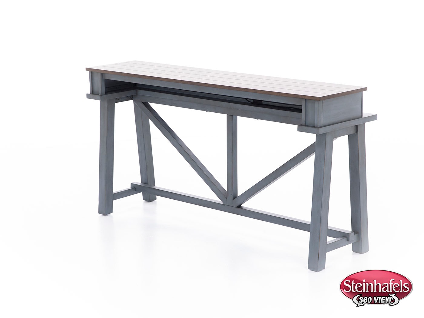 aspn blue sofa table  image farmh  