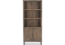 aspn brown bookcase   