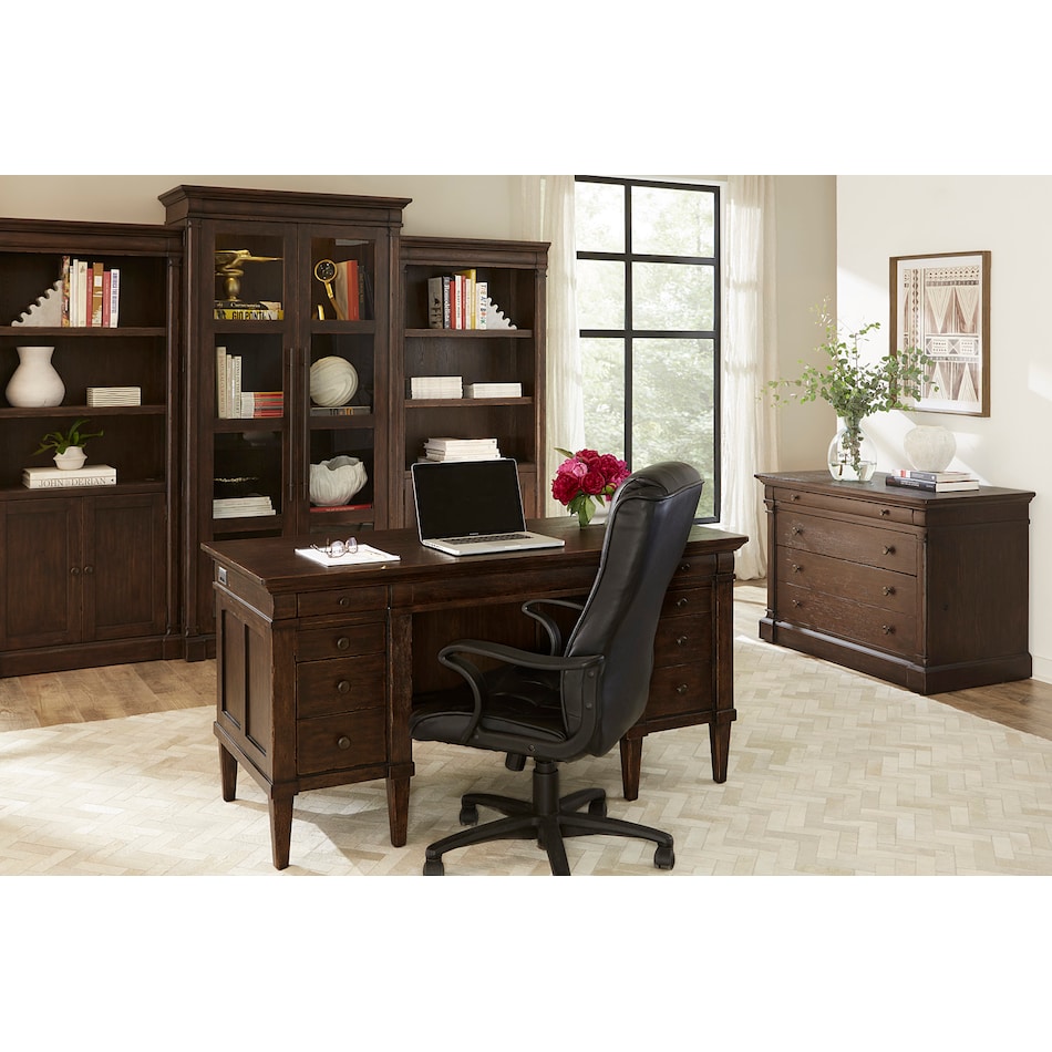 aspn brown bookcase mdn  