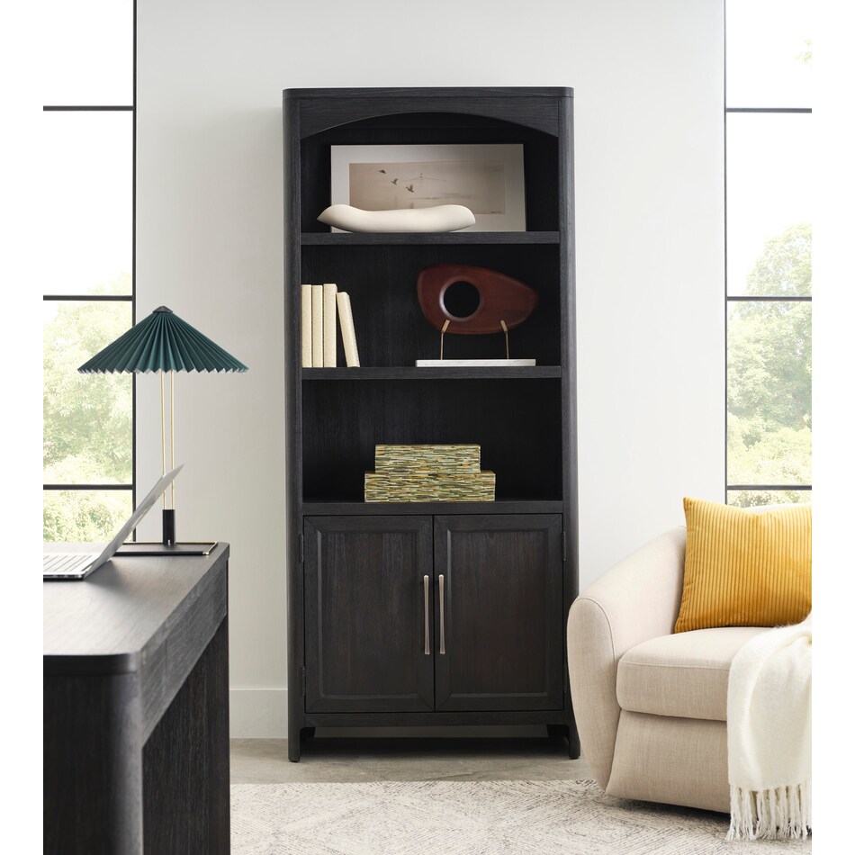 aspn brown bookcase mink  