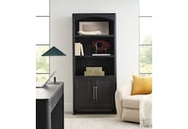 aspn brown bookcase mink  