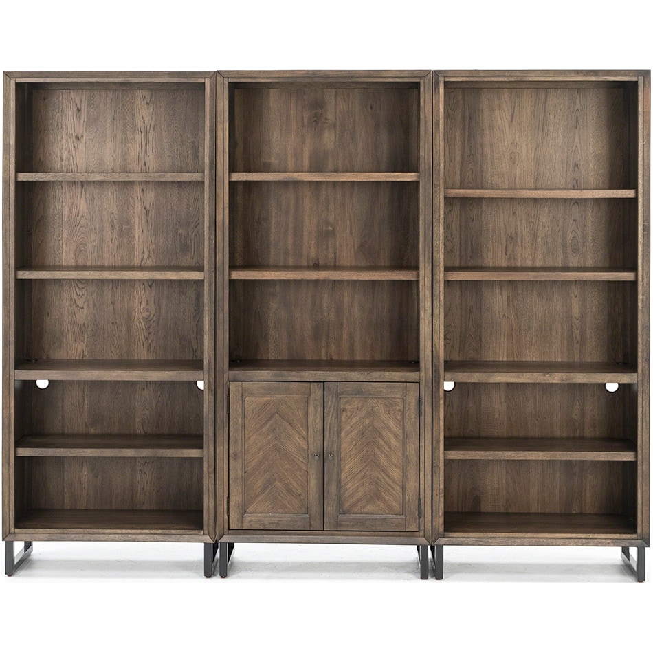aspn brown bookcase pkg  