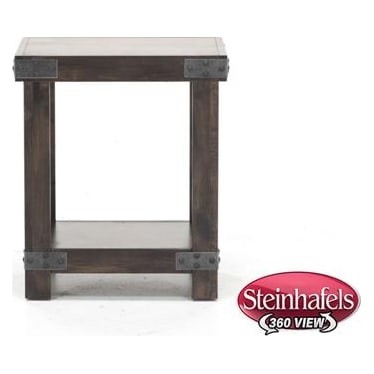Industrial Tobacco Chairside Table
