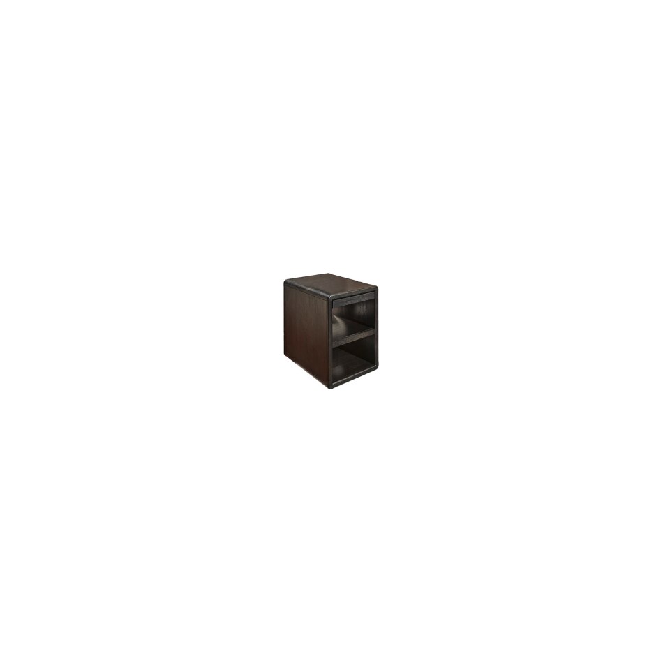 aspn brown chairside table mst  