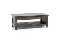 aspn brown cocktail table   