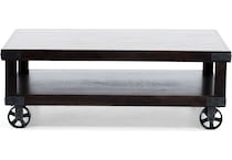aspn brown cocktail table   