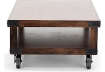 aspn brown cocktail table   