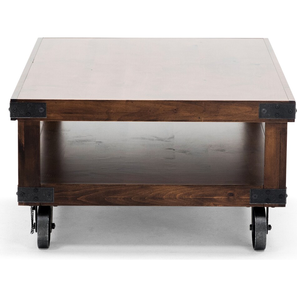 aspn brown cocktail table   