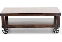 aspn brown cocktail table   