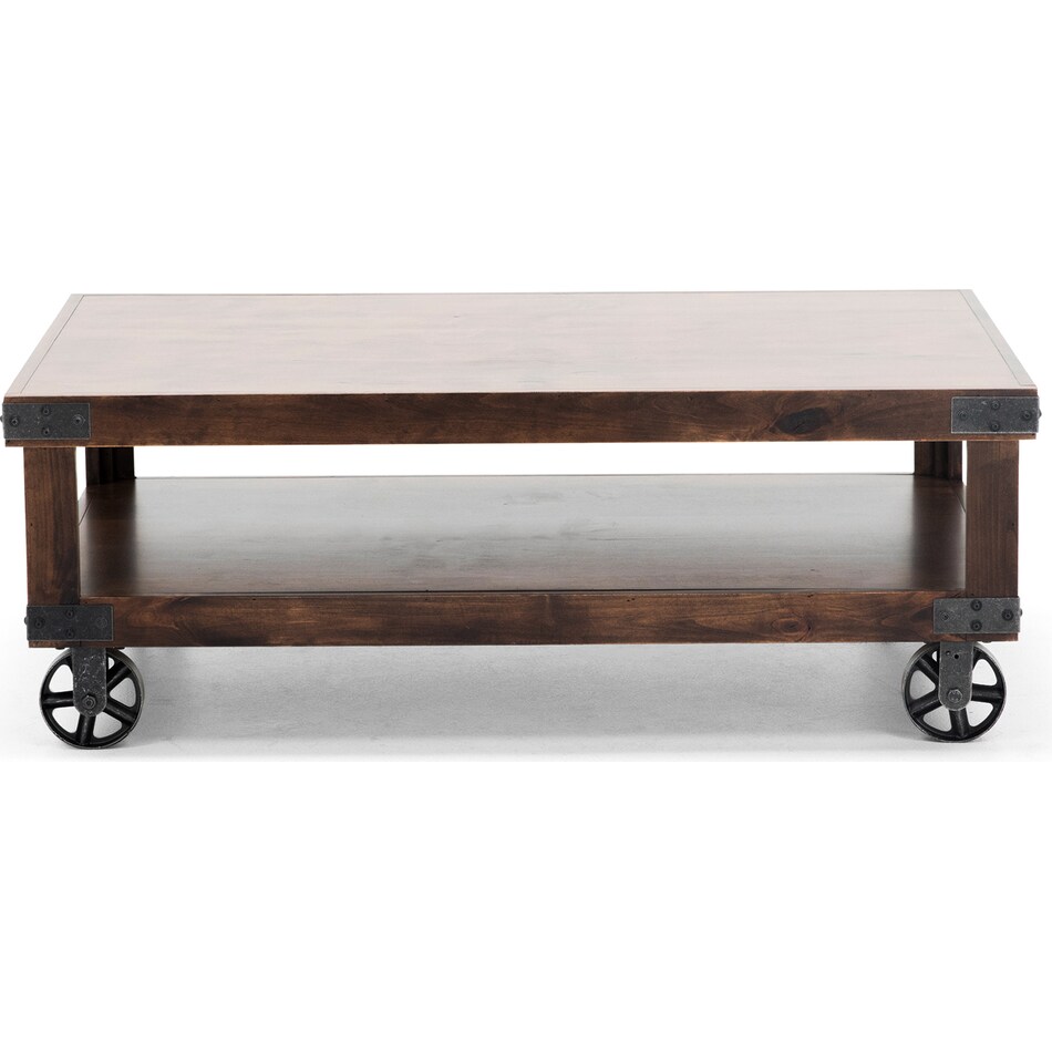 aspn brown cocktail table   