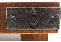 aspn brown cocktail table   