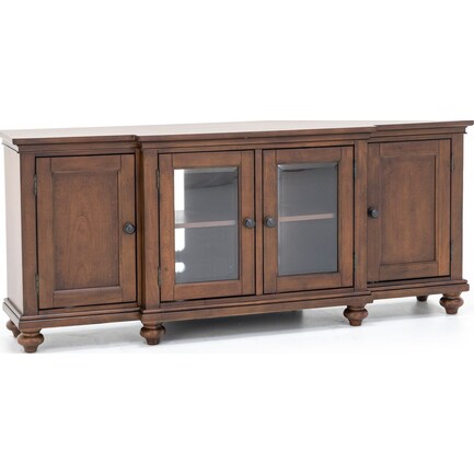 Oxford Whiskey Brown 75" Entertainment Console