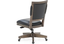 aspn brown desk chair   