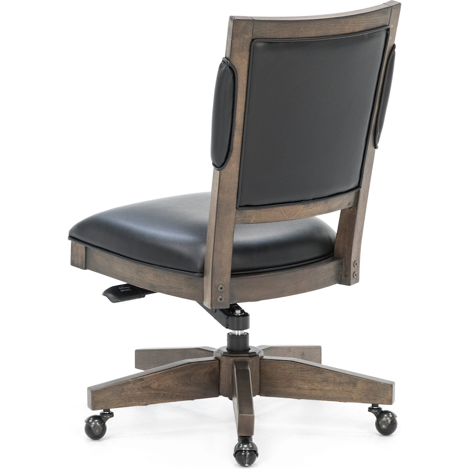 aspn brown desk chair   
