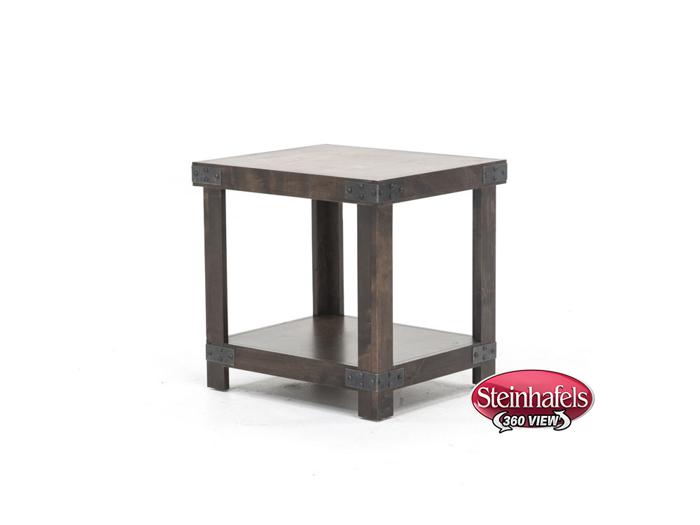 aspn brown end table  image   