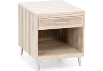 aspn brown end table maddo  