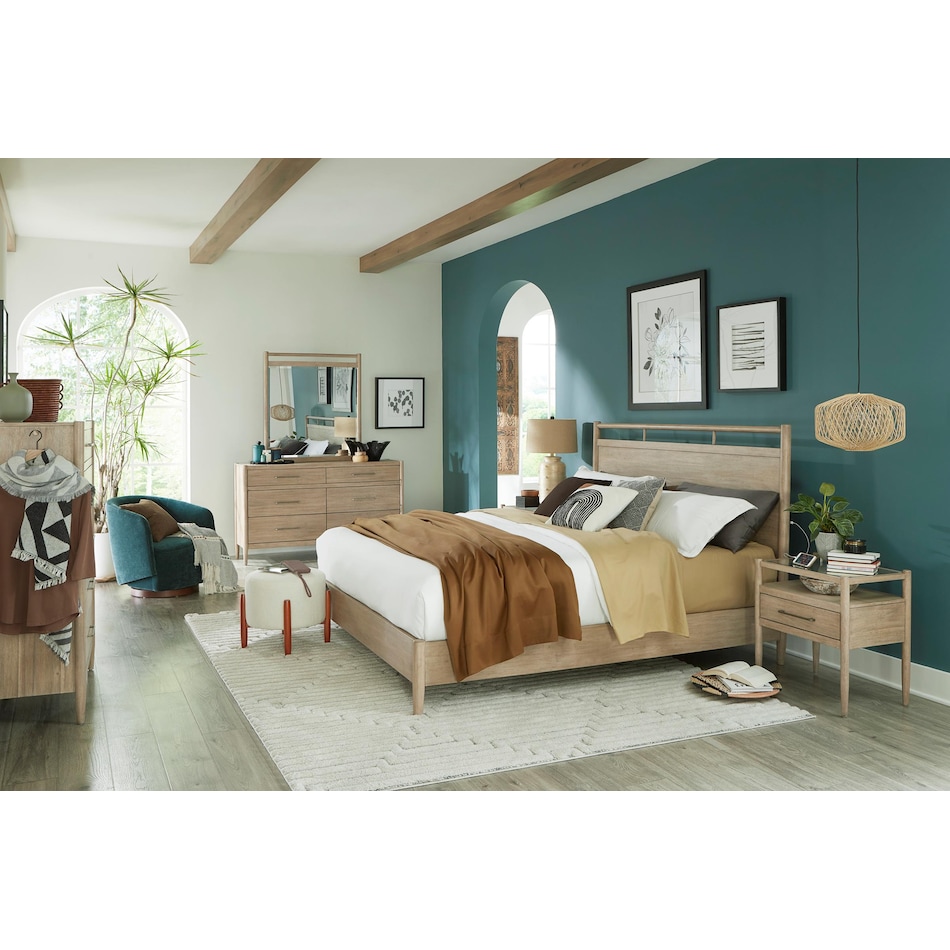 aspn brown king bed package kpk  