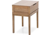 aspn brown single drawer   