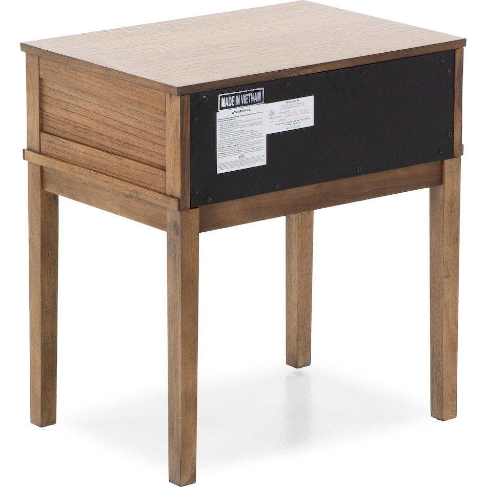 aspn brown single drawer   