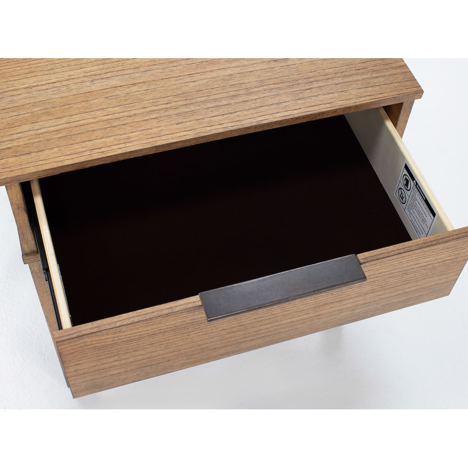 aspn brown single drawer   