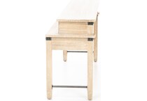 aspn brown sofa table found  