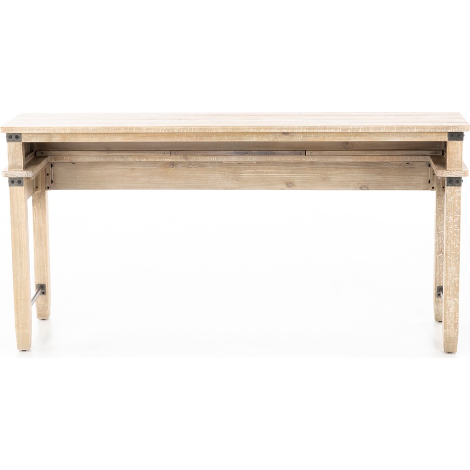 aspn brown sofa table found  