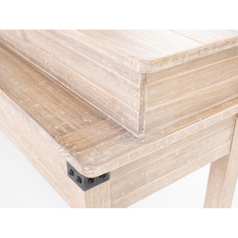 aspn brown sofa table found  