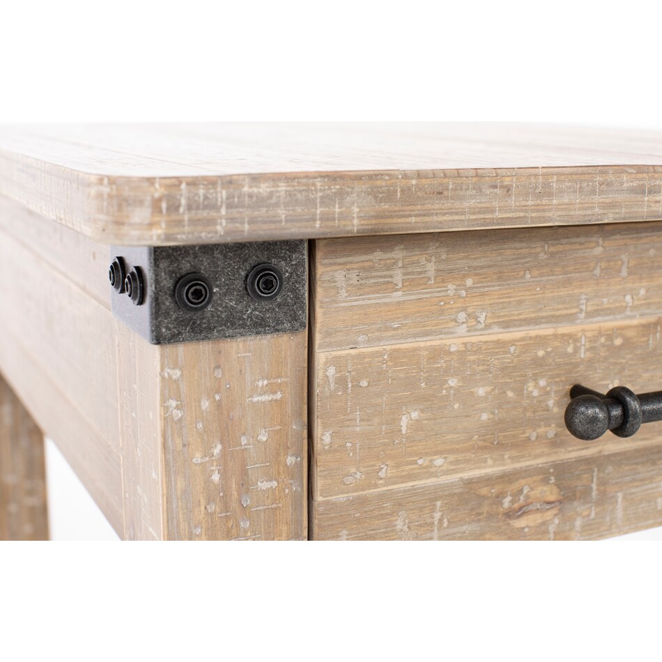 aspn brown sofa table found  