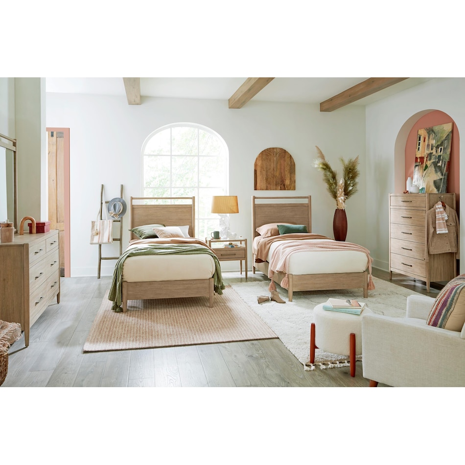 aspn brown twin bed package tpk  