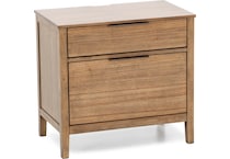 aspn brown two drawer   
