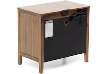 aspn brown two drawer   