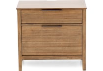 aspn brown two drawer   