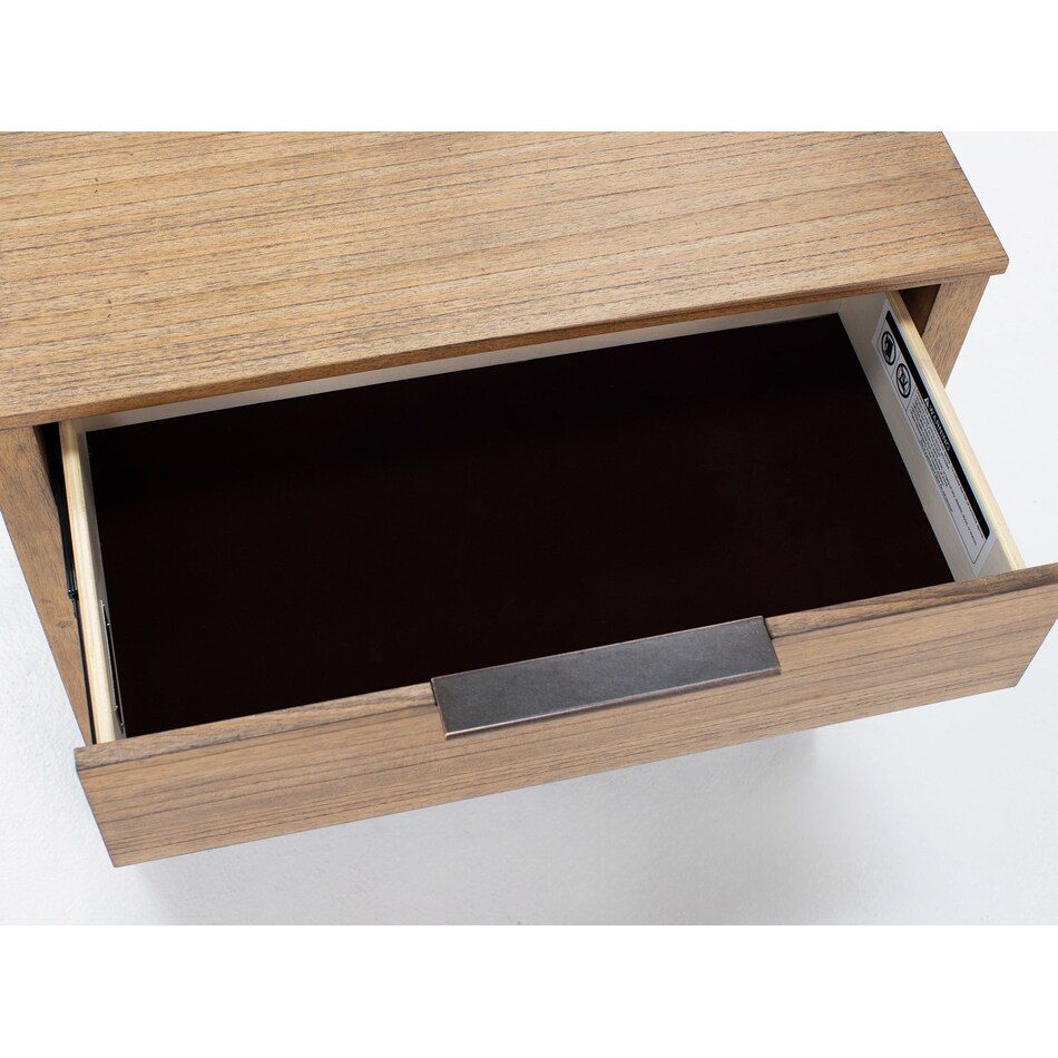 aspn brown two drawer   