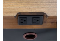 aspn brown two drawer   