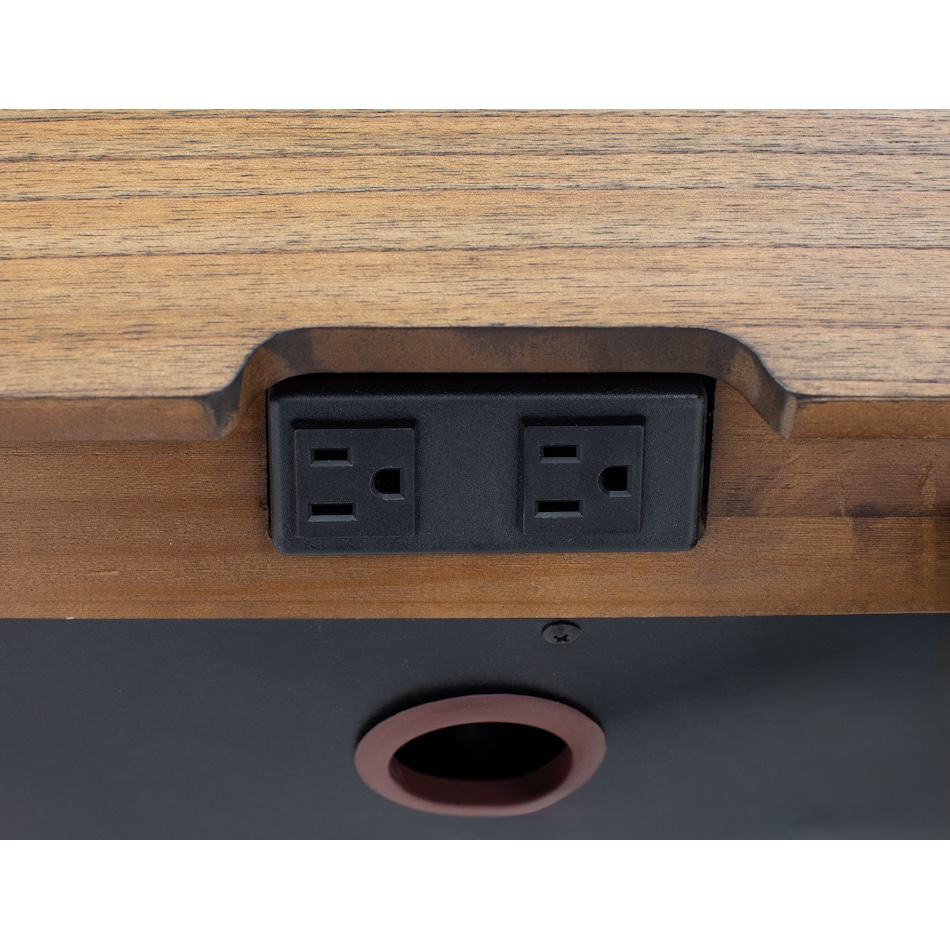aspn brown two drawer   