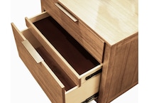 aspn brown two drawer   