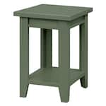 aspn green chairside table grv  