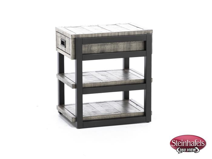 aspn grey chairside table  image grays  