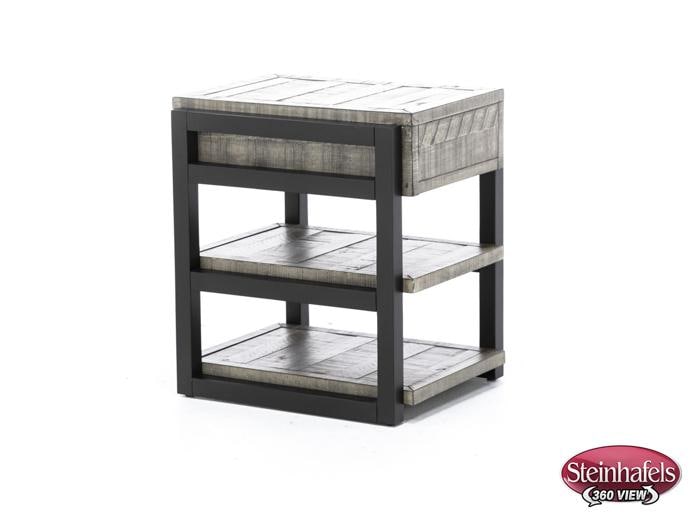 aspn grey chairside table  image grays  