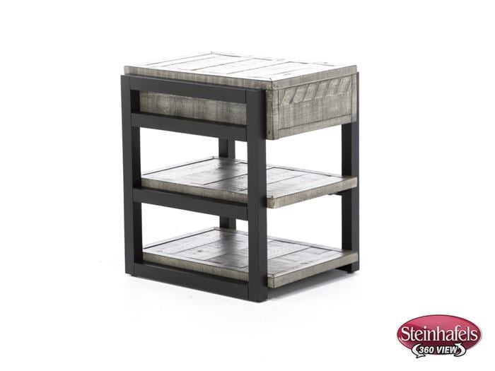 aspn grey chairside table  image grays  