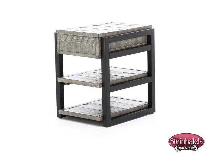 aspn grey chairside table  image grays  