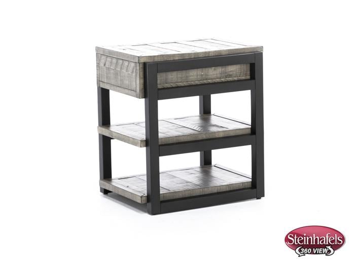 aspn grey chairside table  image grays  