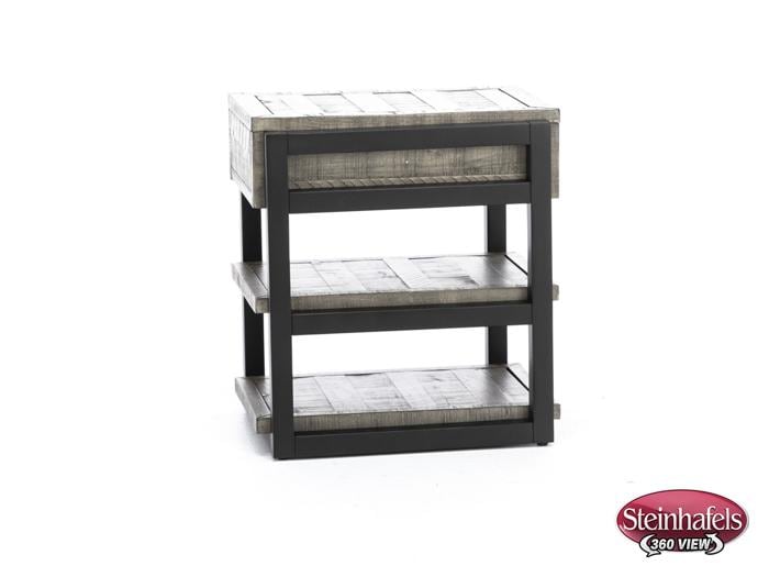 aspn grey chairside table  image grays  