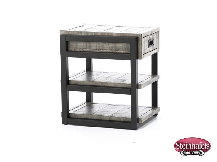 aspn grey chairside table  image grays  