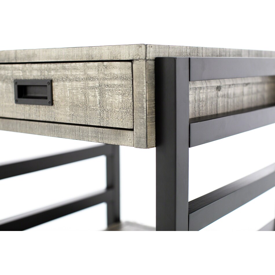 aspn grey chairside table grays  