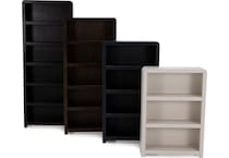 aspn white bookcase ess  