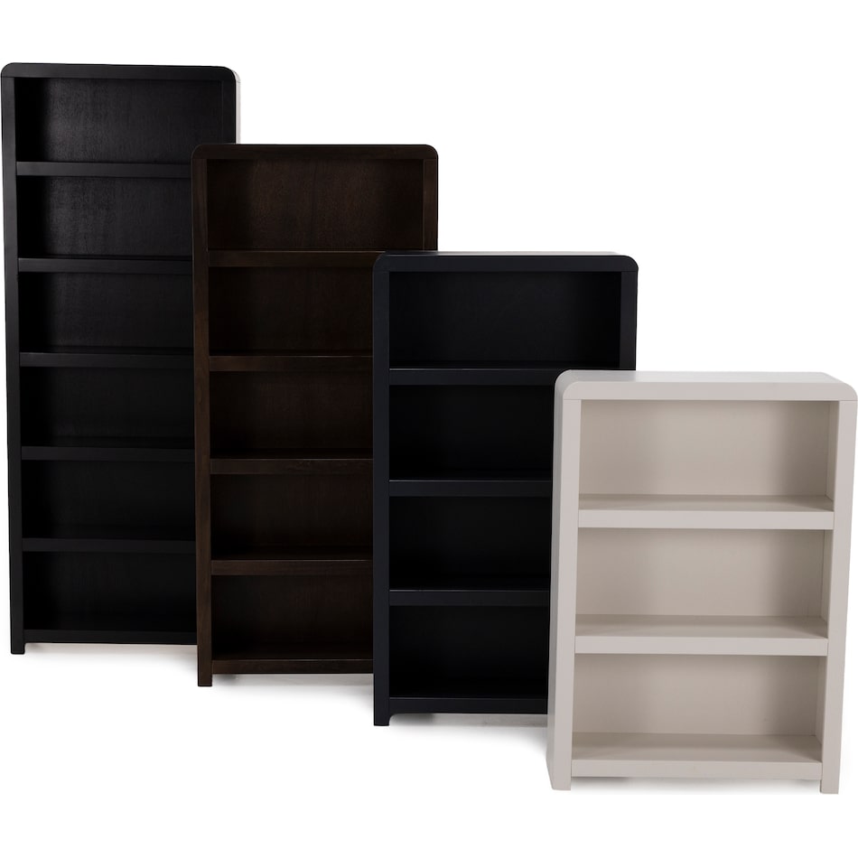 aspn white bookcase ess  