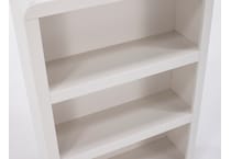 aspn white bookcase ess  