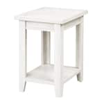 aspn white chairside table grv  