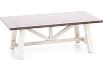 aspn white cocktail table farmh  